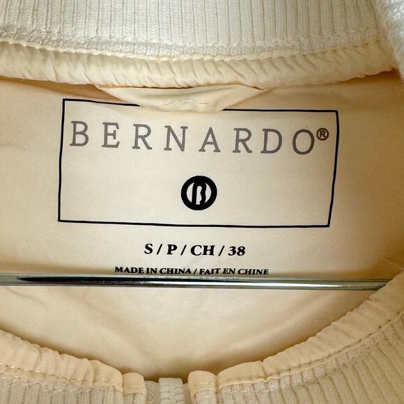 Nwot Bernardo Cream Teddy Eco Plum Insulated Quilted Puffer Jacket Sz Small - Picture 7 of 12